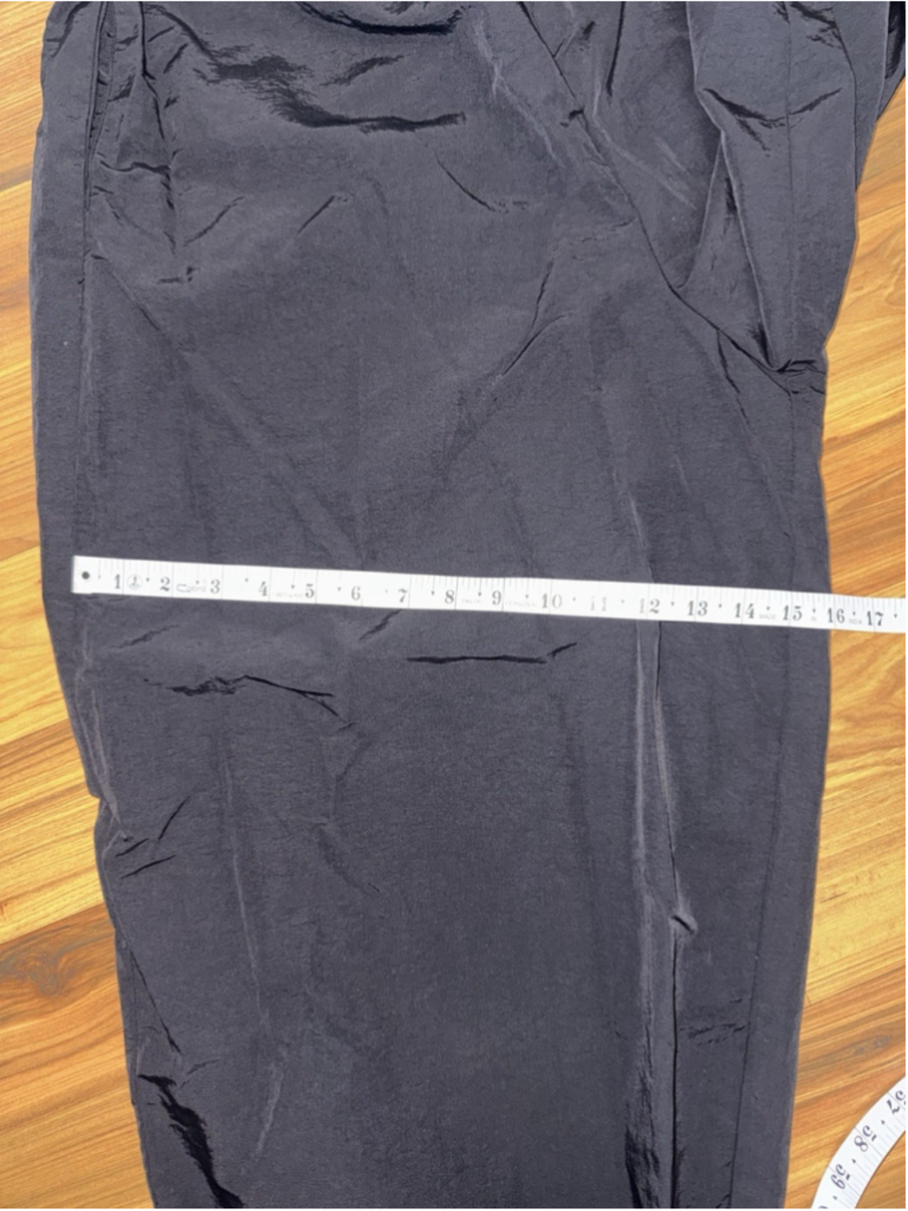 NWT Zara Nylon Balloon Pants Black Parachute Oversized Cocoon Leg Small - Picture 10 of 11